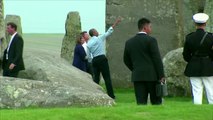 أوباما يزور موقع ستونهنج البريطاني