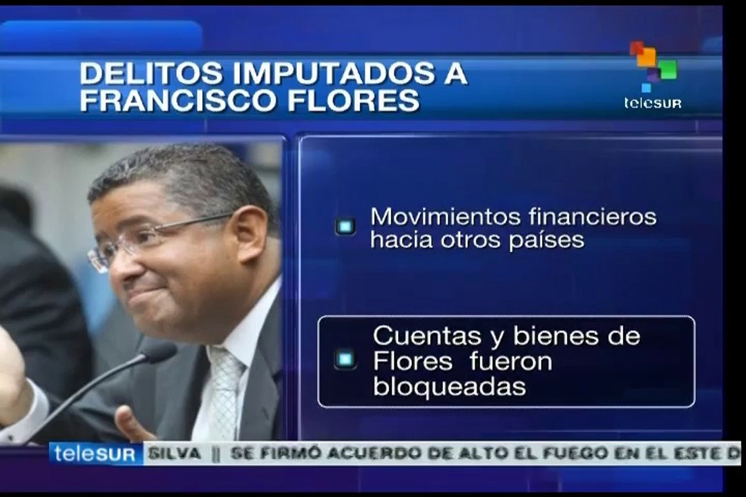 Francisco Flores imputado por corrupción