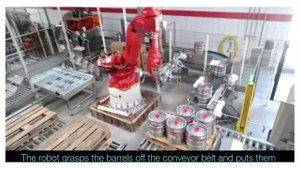 Robotics Handling Beer Kegs And Bottles