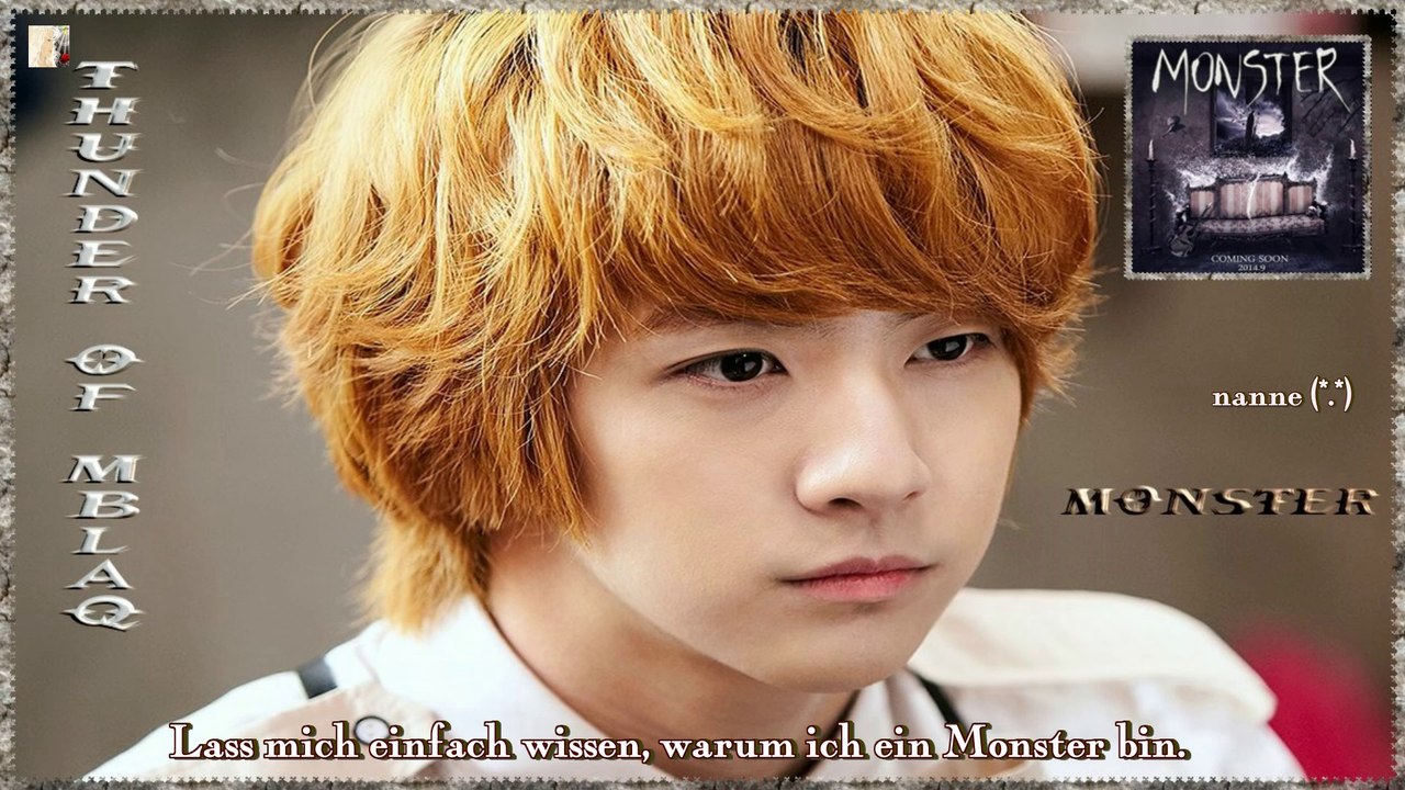 Thunder of MBLAQ - Monster k-pop [german sub]