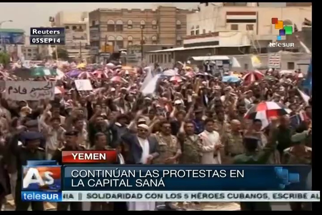 Yemen: ciudadanos se manifiestan a favor del gobierno