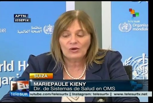 OMS acelerará el uso de tratamientos experimentales contra el ébola