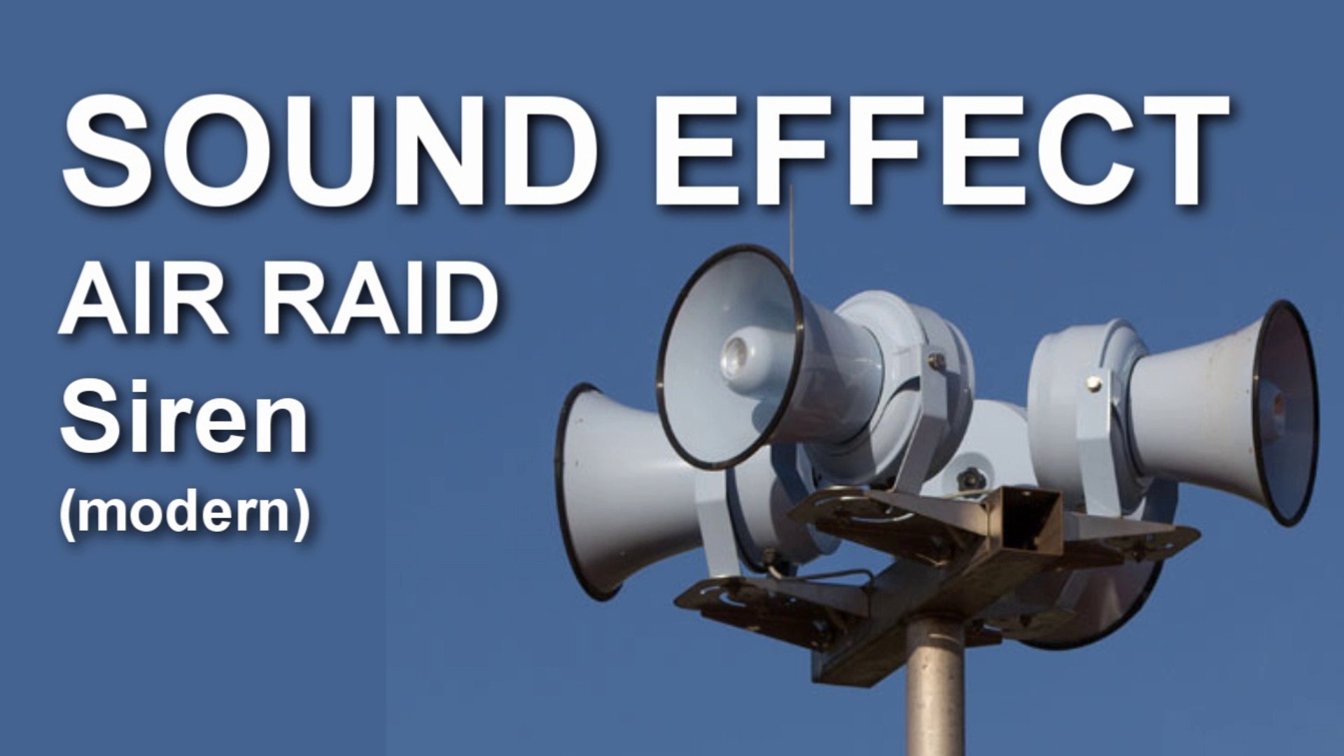 Carter air raid siren