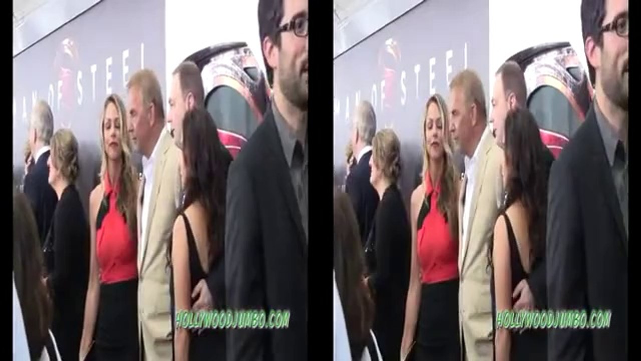 HOLLYWOOD JUMBO - Kevin Costner on the carpet (Man of Steel World Premiere) shot by Rennie Cowan.