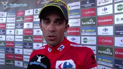 La Vuelta 2014 - Alberto Contador, maillot rouge à l'issue de la 14e étape