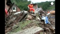 Hundreds killed as floods sweep across Asia