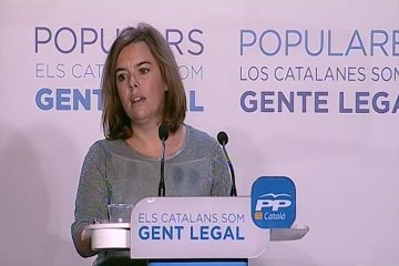 Santamaría: "No habrá un referéndum secesionista"