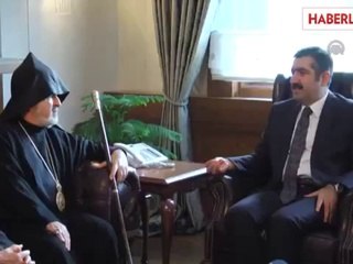 Ayin için gelen dini liderler Vali Doğan'ı ziyaret etti