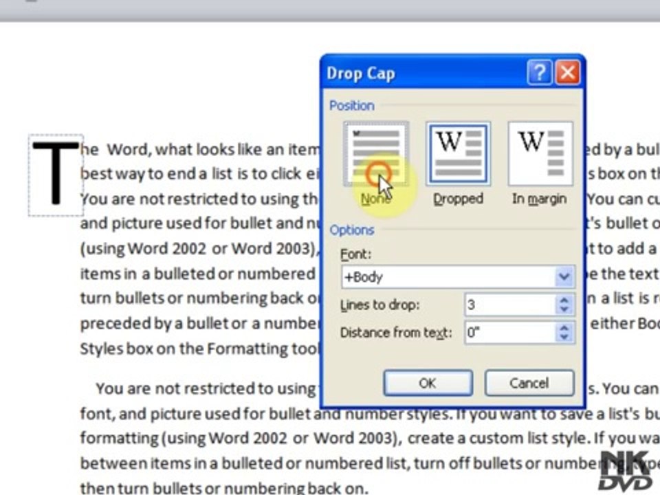 jhon vid Drop Cap (Microsoft Office Word 2007 2010 Tutorial)(Urdu & Hindi) BY jhon hd