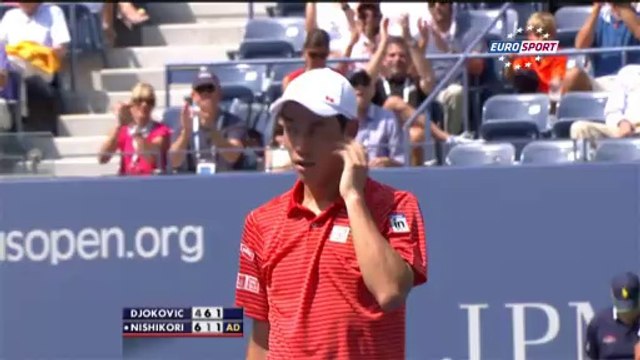 Djokovic-Nishikori maçının önemli anları