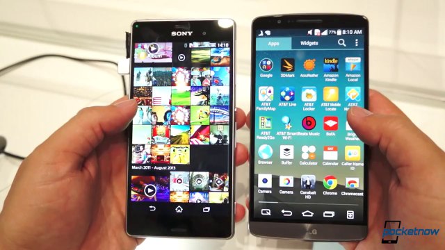 Sony Xperia Z3 vs LG G3 Show Floor Comparison