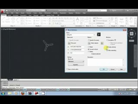 AutoCAD 2012 Urdu Tutorial Pt 11 - Creating Blocks BY ARSHAD SAHIB