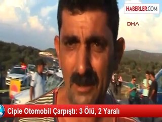 Balıkesir'de Ciple Otomobil Çarpıştı: 3 Ölü, 2 Yaralı