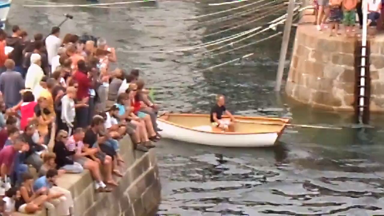 Championnat de la godille à Port Lay : arrivée d'Axel