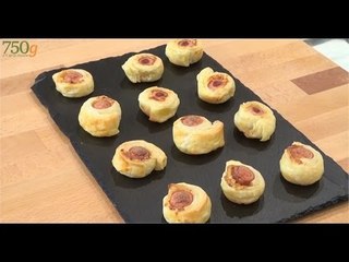 Recettes de Feuilletés apéro saucisses - 750 Grammes