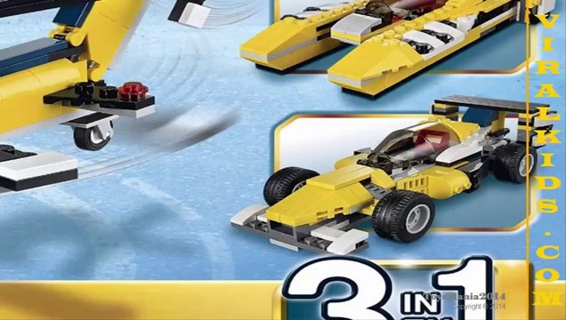 LEGO Creator Yellow Racers 31023 Toys Review (1)