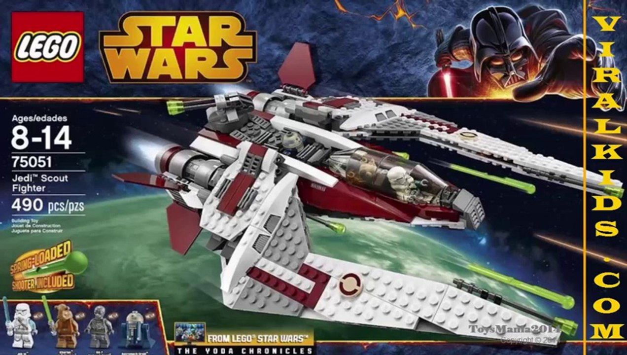 LEGO Star Wars Jedi Scout Fighter 75051   Toys Review