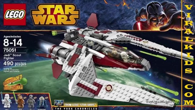 LEGO Star Wars Jedi Scout Fighter 75051 Toys Review