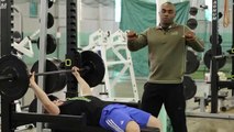 The Hand Placement for a Bench Press on an Olympic Bar _ Weightlifting Techniques