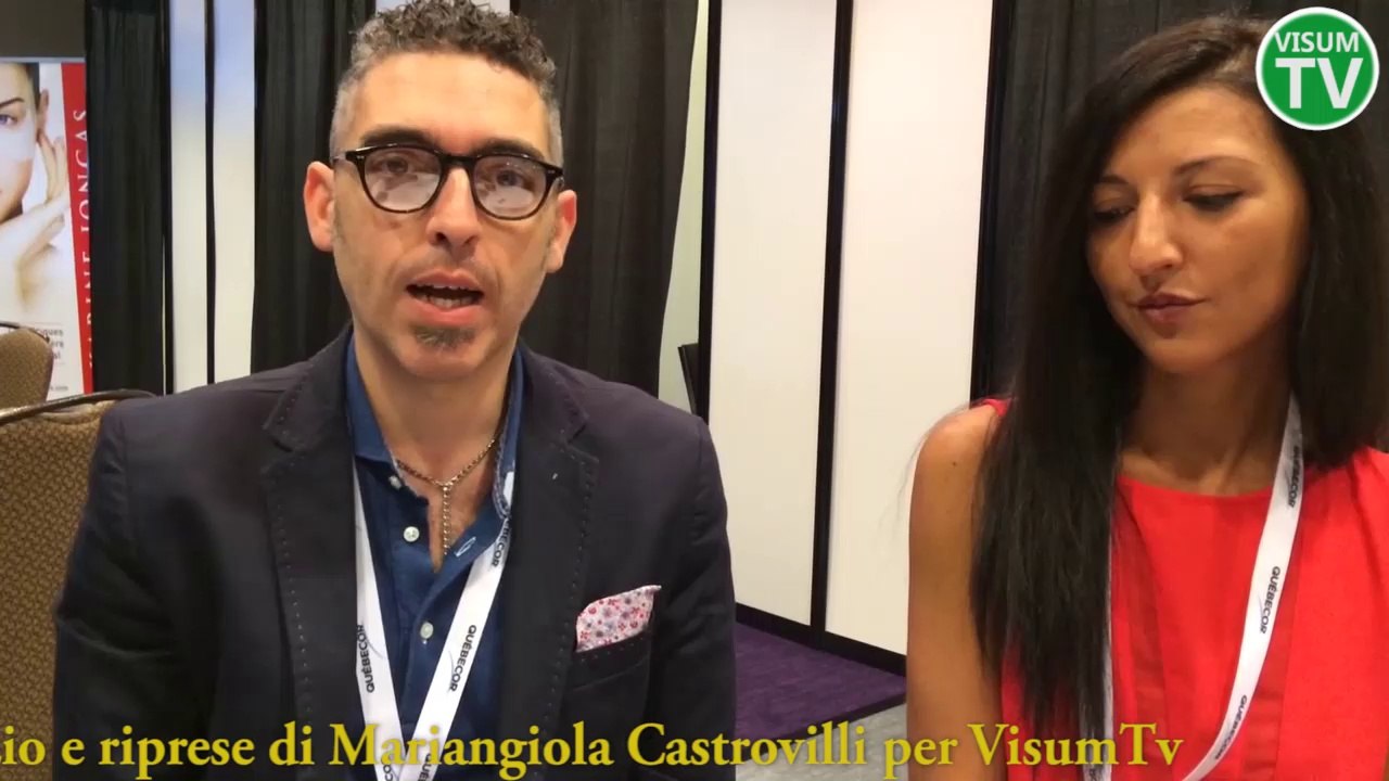 Il regista de 'La Scultura' Mauro John Capece e l'attrice Corinna Coroneo a Montreal 38