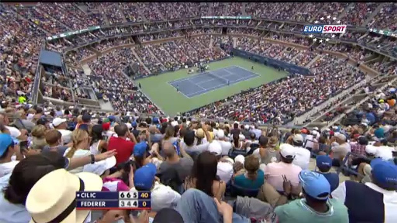 l'impressionnant dernier jeu de Marin Cilic face à Roger Federer