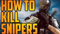 Battlefield 4: HOW TO KILL SNIPERS - Ace 21 CQB Gameplay