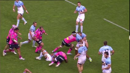 Stade Français-Bayonne: Essai Waisale Nayacalevu (PAR) - J4 - Saison 2014/2015