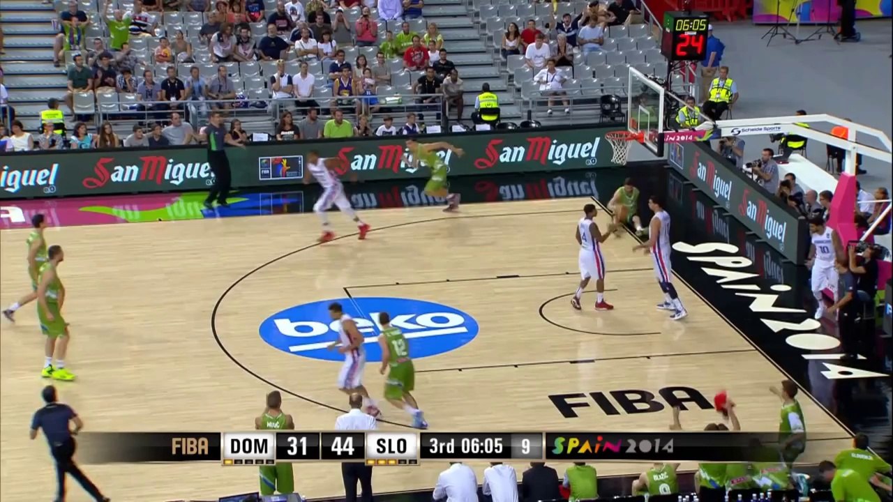 Dominican Republic v Slovenia - Best Shot - 2014 FIBA Basketball World Cup