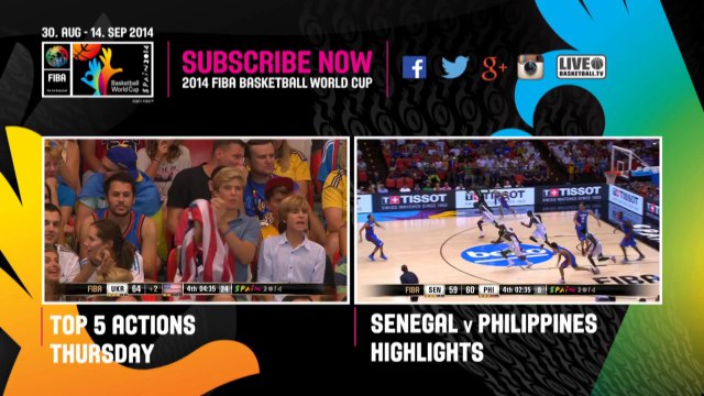 Spain v Senegal - Best Dunk - 2014 FIBA Basketball World Cup