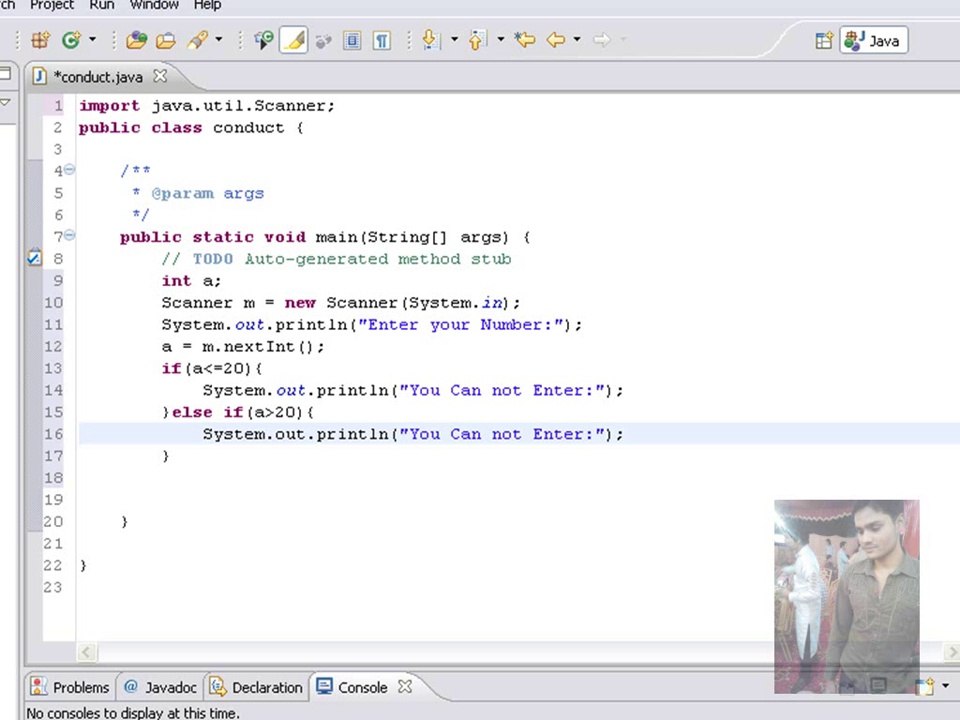 Java Programming Tutorial -8- (In Urdu) if and if else statement