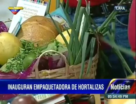 (Vídeo) Inaugurada planta empaquetadora de hortalizas, raíces y tubérculos en Lara