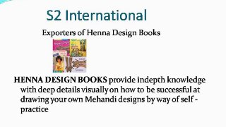 S2 international : henna design books Suppliers