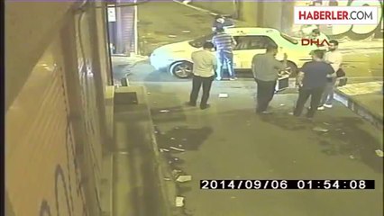 Taksici Gaspı Saniye Saniye Kamerada