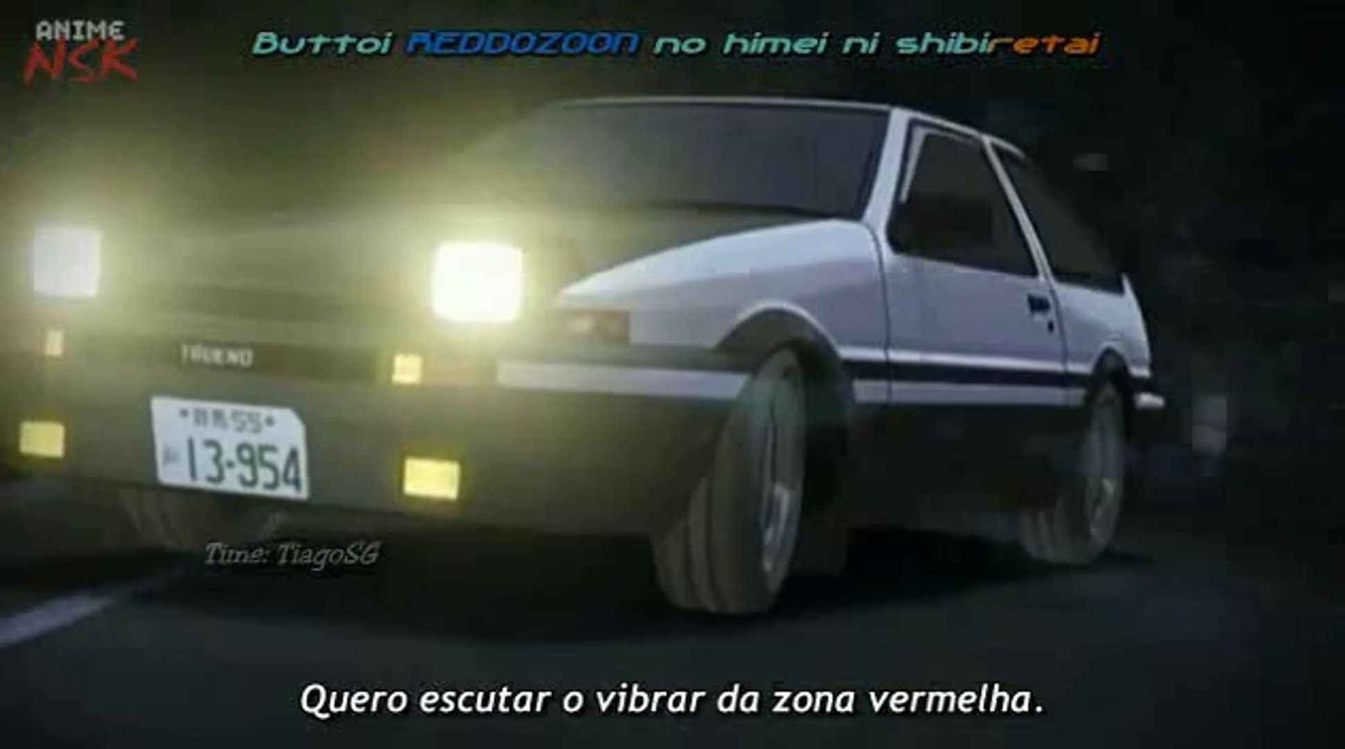 initial d dublado em HD na descrição 