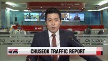 430,000 vehicles expected to be moving out of Seoul on Sunday, with 260,000 driving in