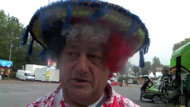 Le lampadaire au Grand Prix de Fourmies