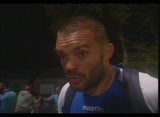 ITW apres match d'Olivier Laurent