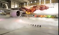 Air New Zealand Hobbit Livery Of Smaug Lands At Lax Airnzhobbit