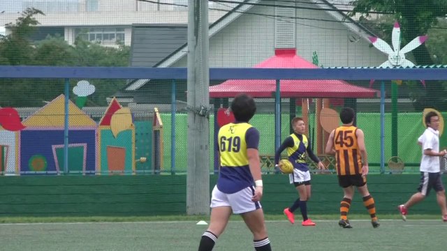 湘南ポセイドンズ　対　イースタン ホークス [Q1] SHONAN POSEIDONS vs EASTERN HAWKS - 2014 AFL JAPAN TOP LEAGUE