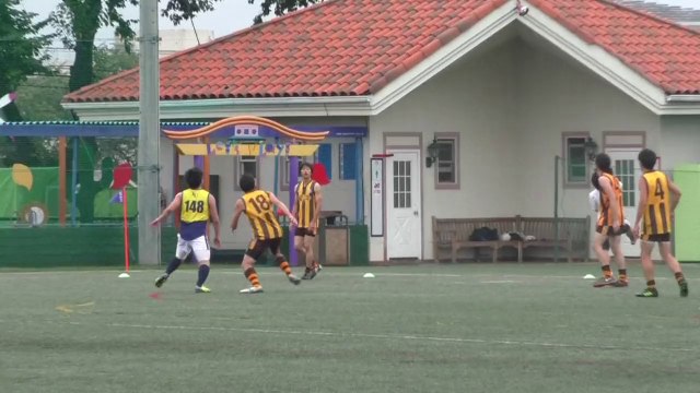 湘南ポセイドンズ　対　イースタン ホークス [Q3] SHONAN POSEIDONS vs EASTERN HAWKS - 2014 AFL JAPAN TOP LEAGUE