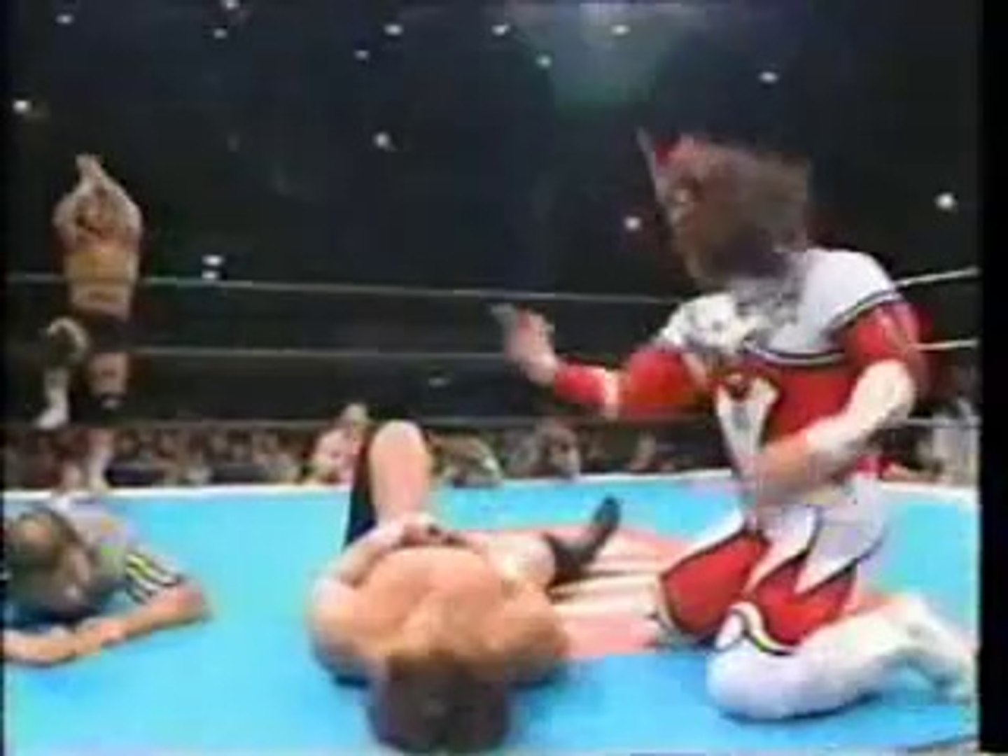 El Samurai, Jushin Liger & Wild Pegasus vs. Koji Kanemoto