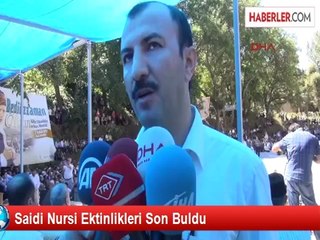 Saidi Nursi Ektinlikleri Son Buldu