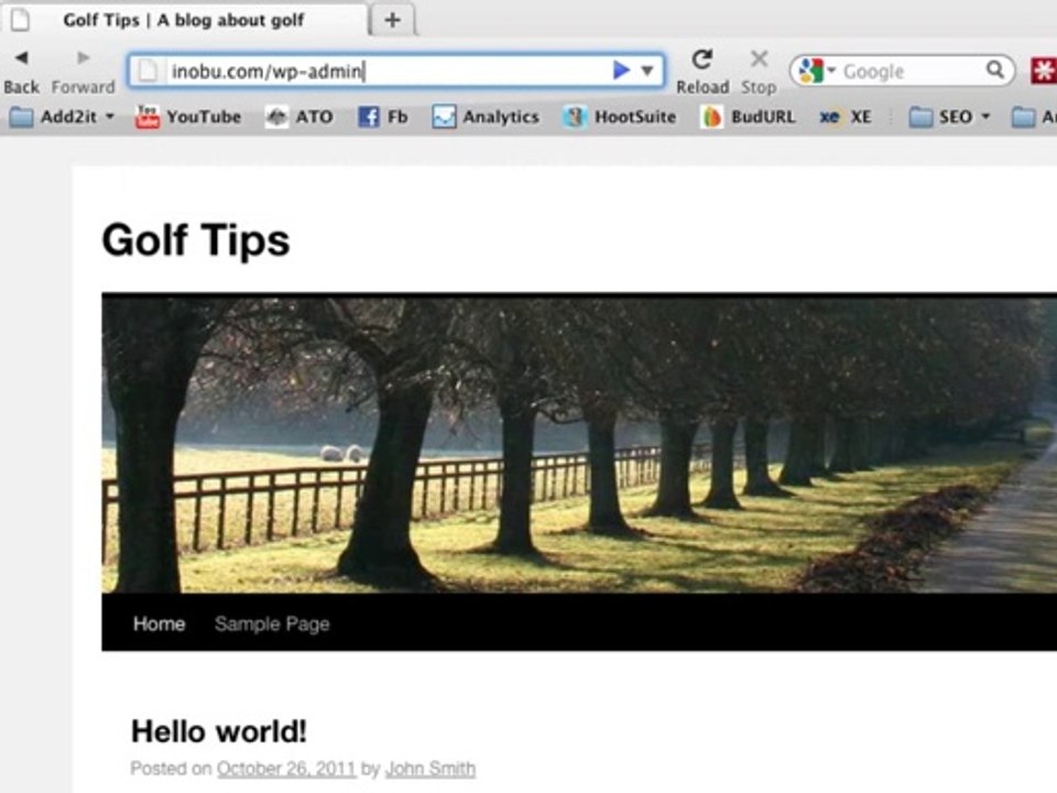 How To Access Your Wordpress Blog