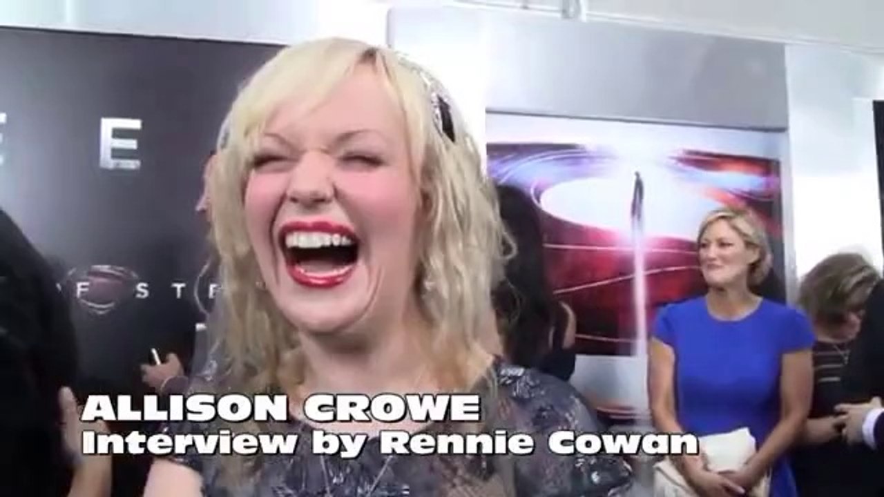 MAN OF STEEL WORLD PREMIERE - Interview with Allison Crowe by RENNIE COWAN