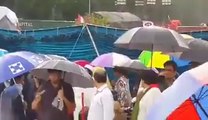 Imran Khan's sister Halima Khan in Islamabad Azadi March..