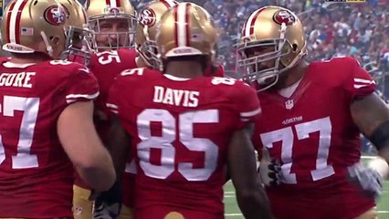 Kaepernick finds Davis for a touchdown