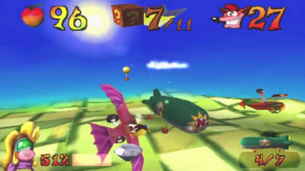 Crash Bandicoot 3 : Warped - Niveau 17 : Bye Bye Blimps