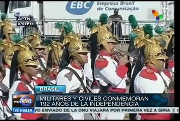 Brasil conmemora 192 años de independencia