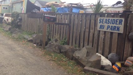 Walking Through an RV Park in Seaside, Oregon