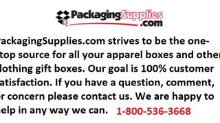 Wholesale Apparel Boxes